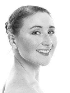 Sydney Strong headshot black & white