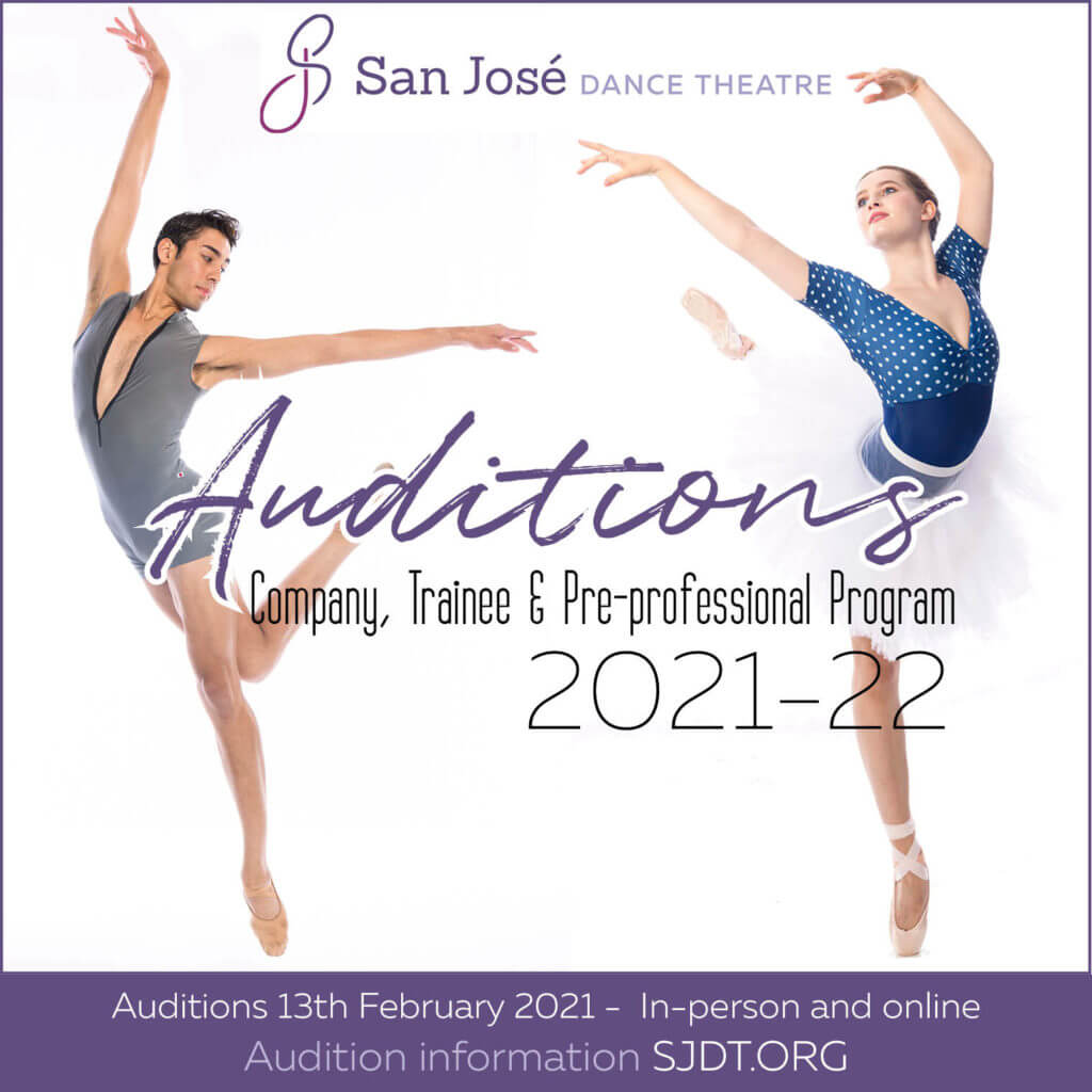 SJDT Company Auditions 2020-2021 Poster
