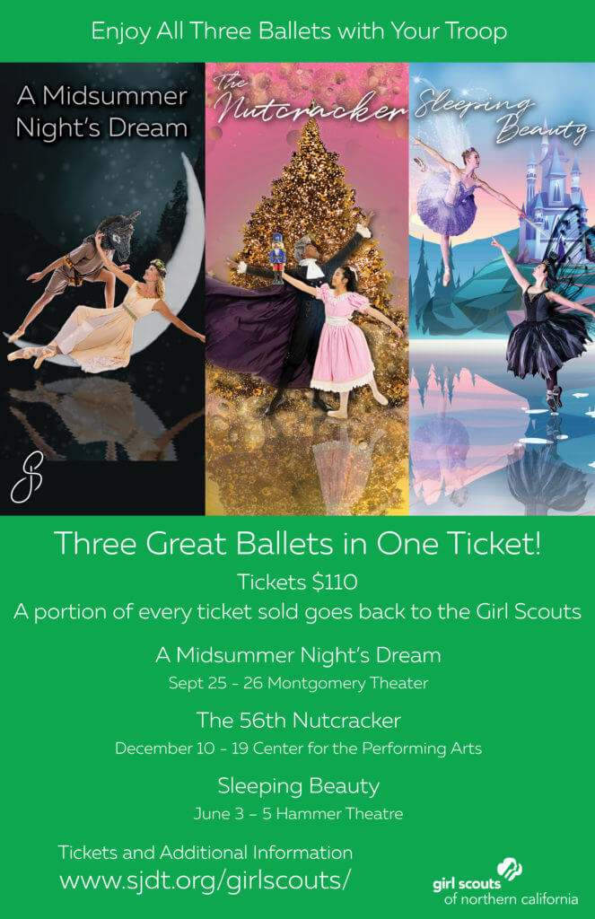 All three Ballets Girl Scouts Poster