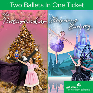 Two ballets girl scouts poster